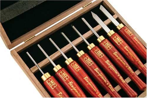 PSI Woodworking HSS Lathe Chisel Set (8-Piece)