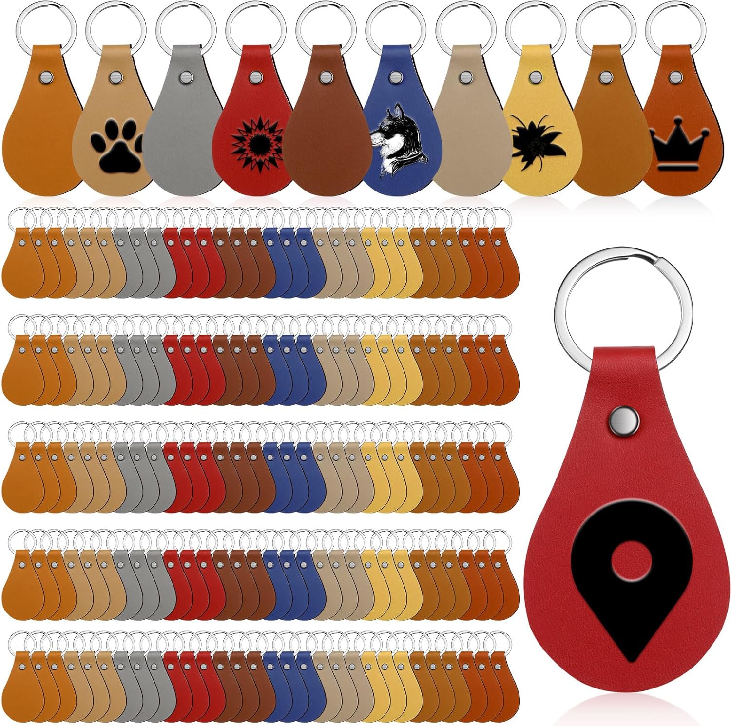 Leather Key Fob Kit
