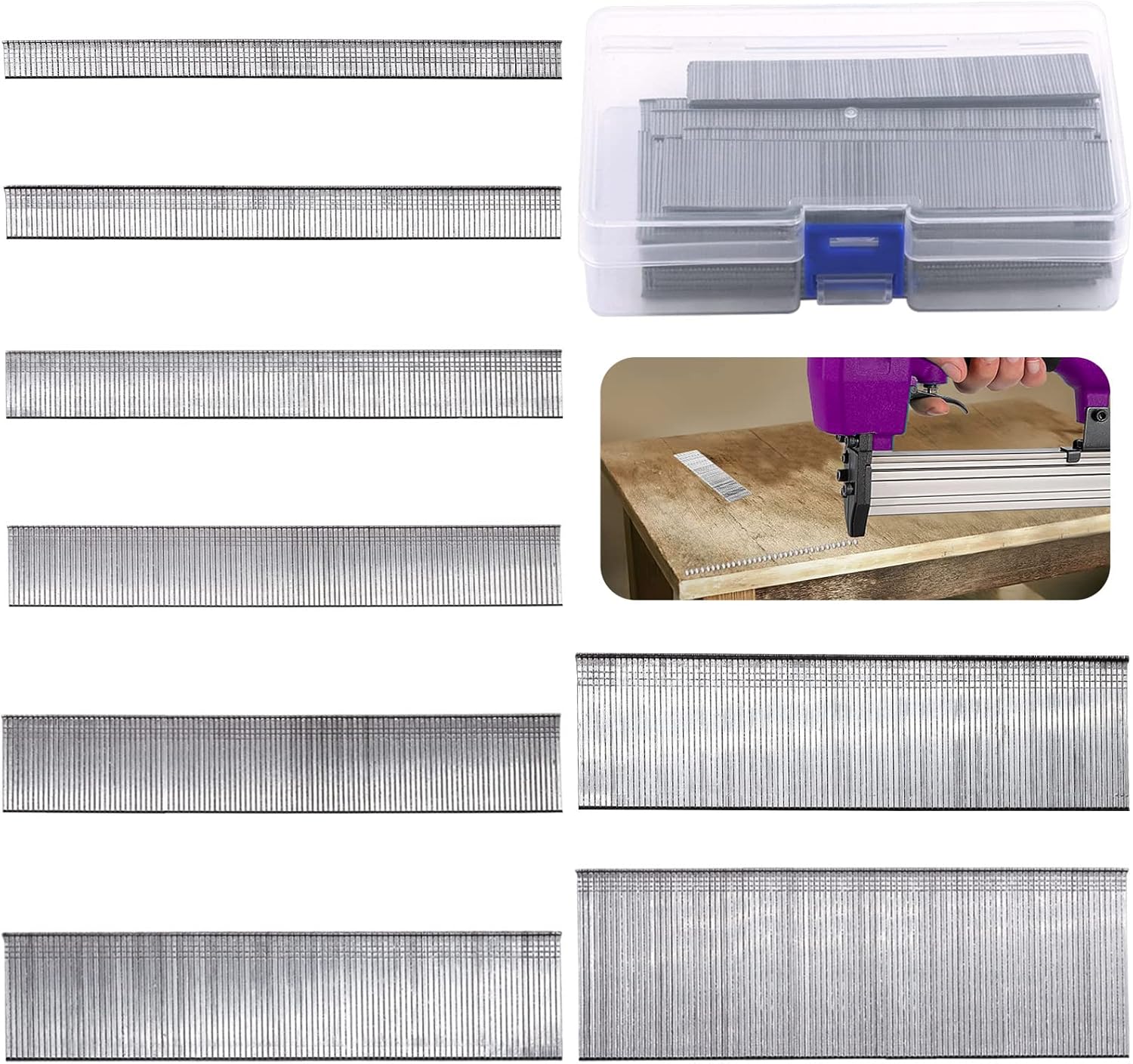 Swpeet 5000pc Multi-Length Brad Nails